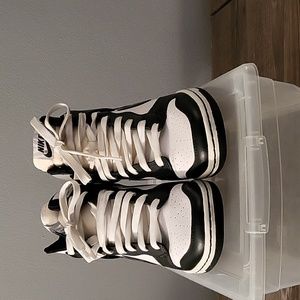 Black and white Nike Dunks